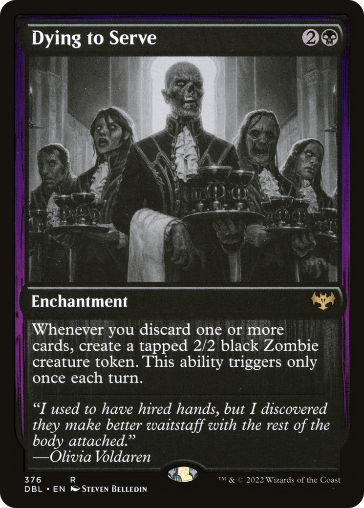 Dying to Serve (DBL-376) [Innistrad: Double Feature] MTG Single Wizards of the Coast