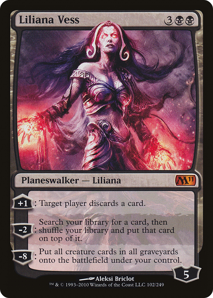 Liliana Vess (M11-102) [Magic 2011] MTG Single Wizards of the Coast