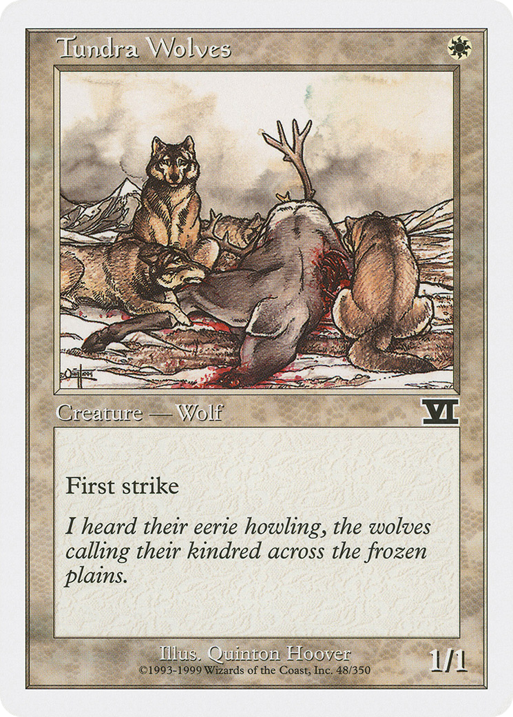 Tundra Wolves (6ED-048) [Classic Sixth Edition] MTG Single Wizards of the Coast