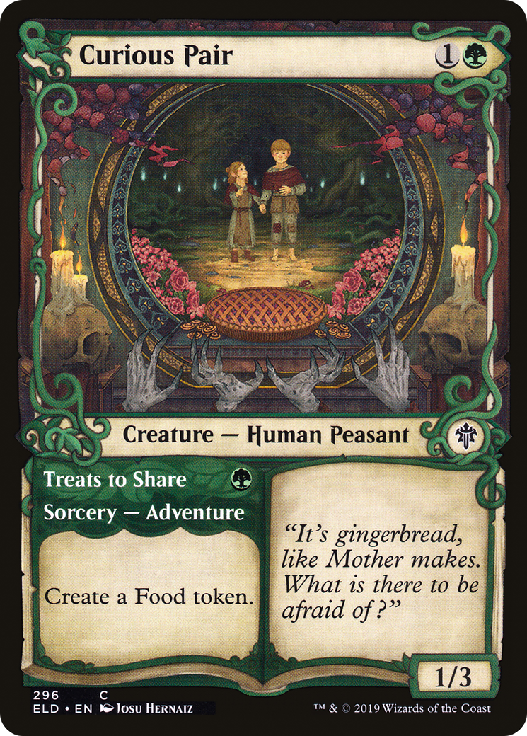 Curious Pair (ELD-296) [Throne of Eldraine] (Showcase) MTG Single Wizards of the Coast