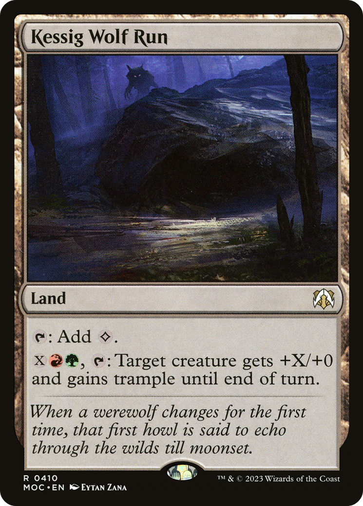 Kessig Wolf Run (MOC-410) [March of the Machine Commander] MTG Single Wizards of the Coast