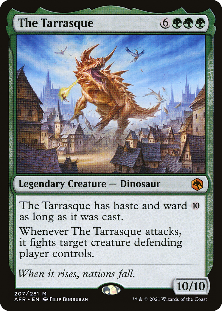 The Tarrasque (AFR-207) [Adventures in the Forgotten Realms] Foil MTG Single Wizards of the Coast