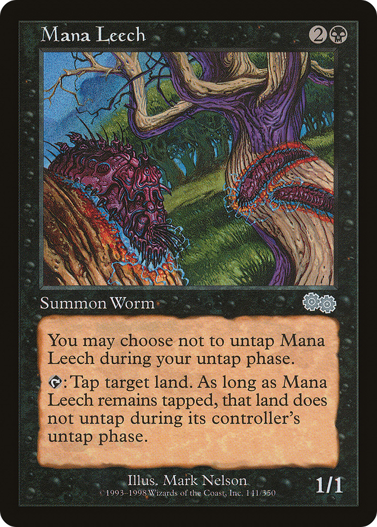 Mana Leech (USG-141) [Urza's Saga] MTG Single Wizards of the Coast