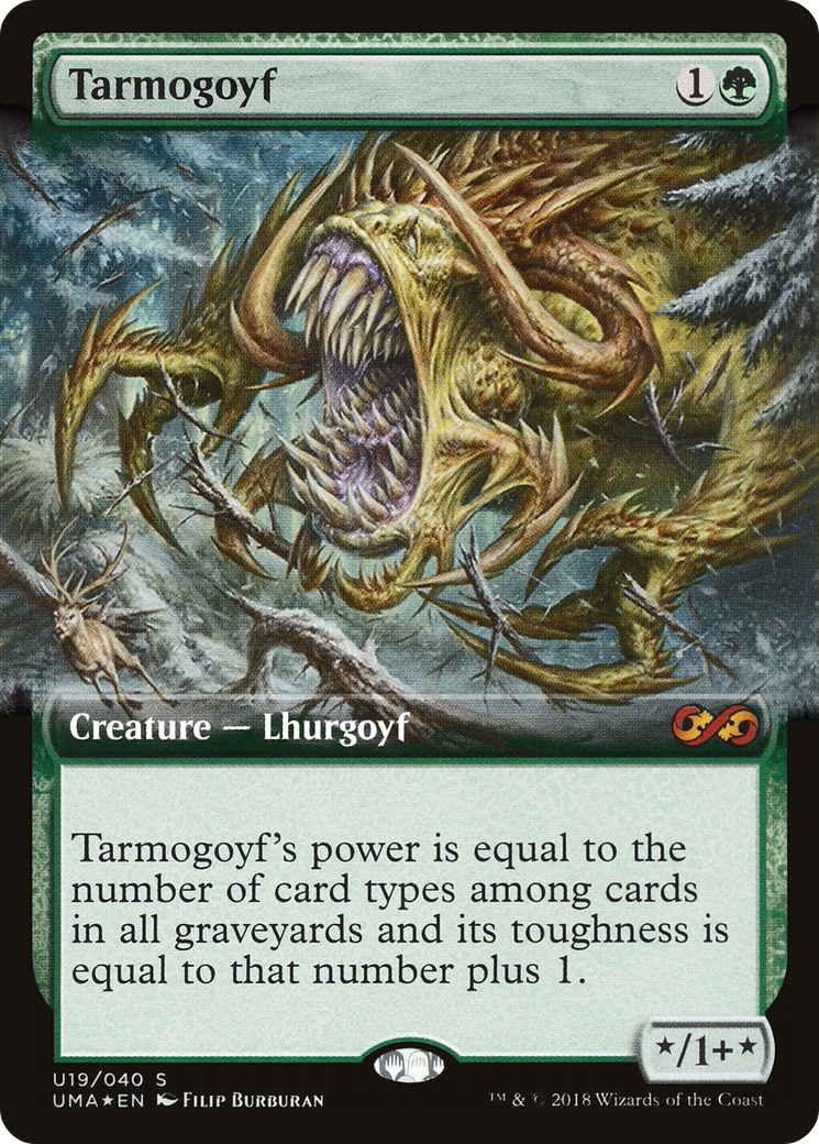 Tarmogoyf (UMA:BT-U19) [Ultimate Box Topper] (Extended Art) Foil MTG Single Wizards of the Coast