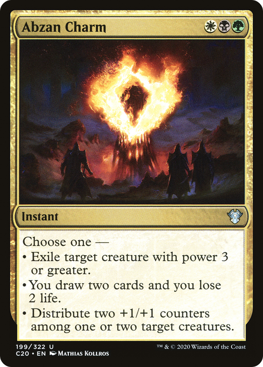 Abzan Charm (C20-199) [Commander 2020] MTG Single Wizards of the Coast