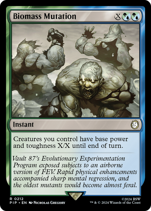 Biomass Mutation (PIP-212) [Fallout] MTG Single Wizards of the Coast