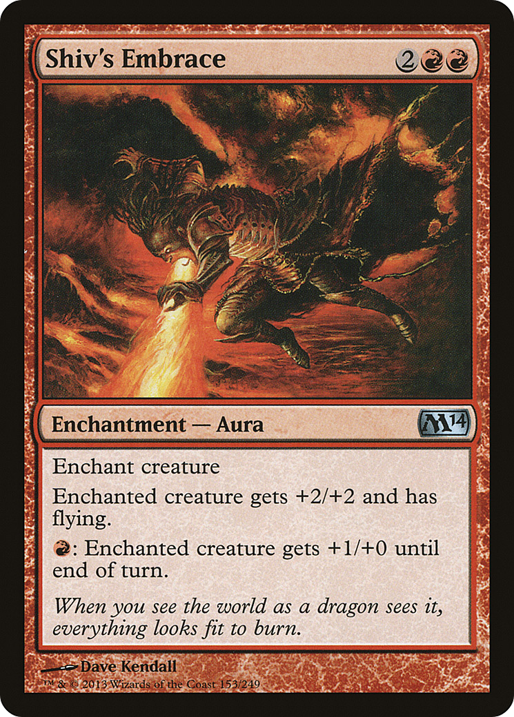 Shiv's Embrace (M14-153) [Magic 2014] MTG Single Wizards of the Coast
