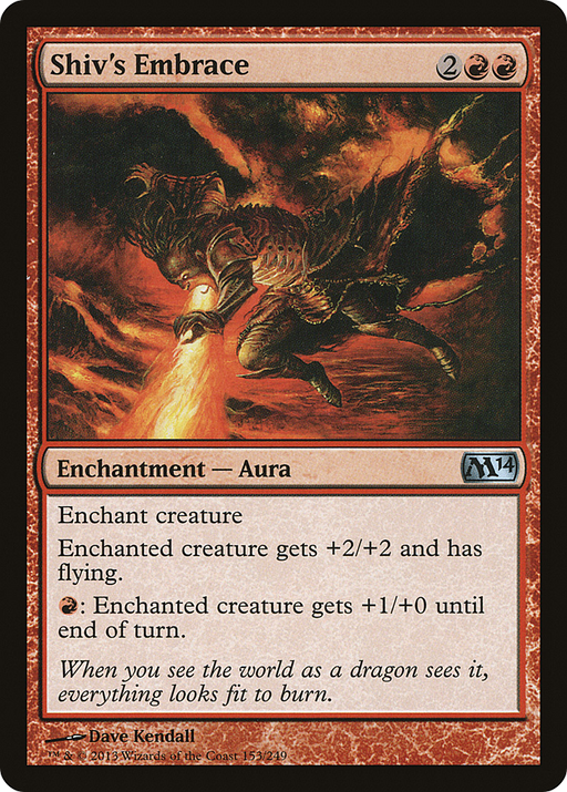 Shiv's Embrace (M14-153) [Magic 2014] Foil MTG Single Wizards of the Coast