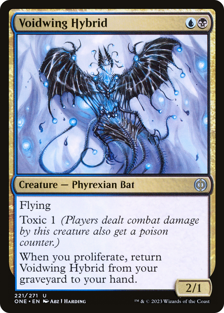 Voidwing Hybrid (ONE-221) [Phyrexia: All Will Be One] Foil MTG Single Wizards of the Coast