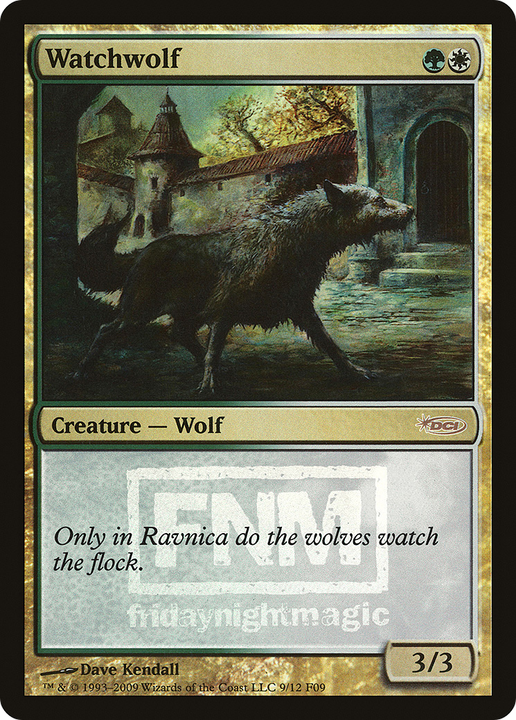 Watchwolf (FNM-) [Misc] Friday Night Magic 2009 Foil MTG Single Wizards of the Coast