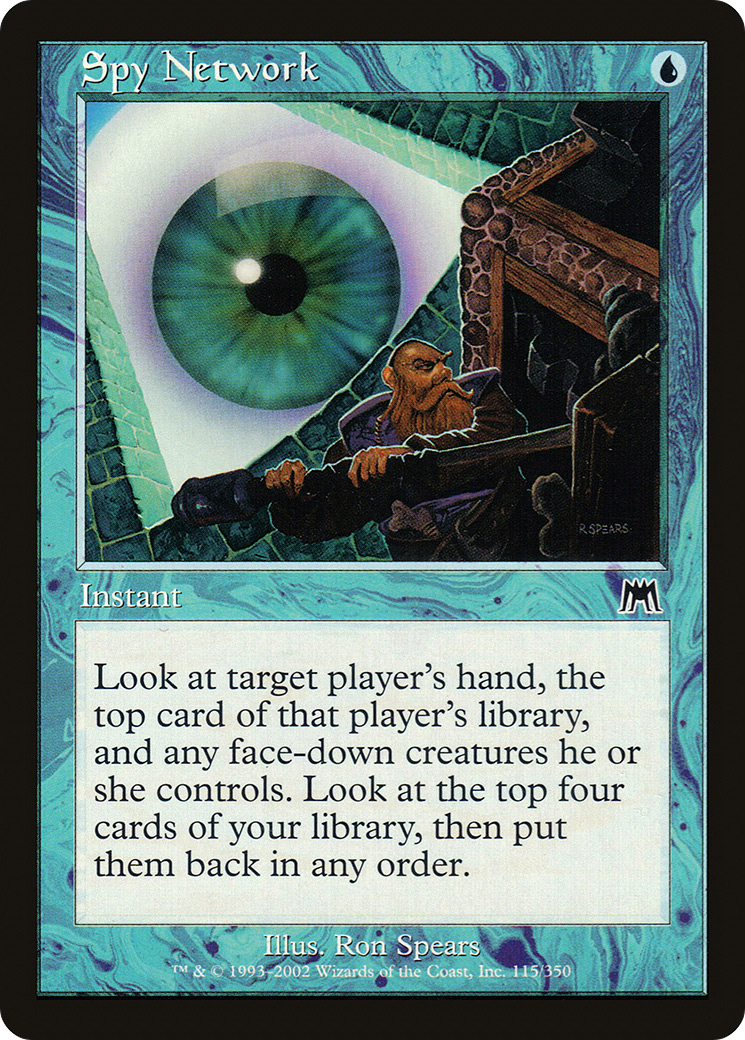 Spy Network (ONS-115) [Onslaught] Foil MTG Single Wizards of the Coast