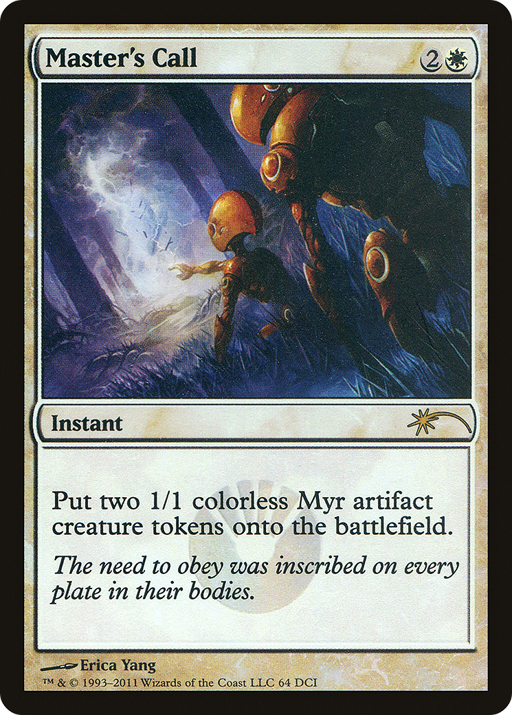 Master's Call (WPN-064) [Misc] DCI Promos Foil MTG Single Wizards of the Coast