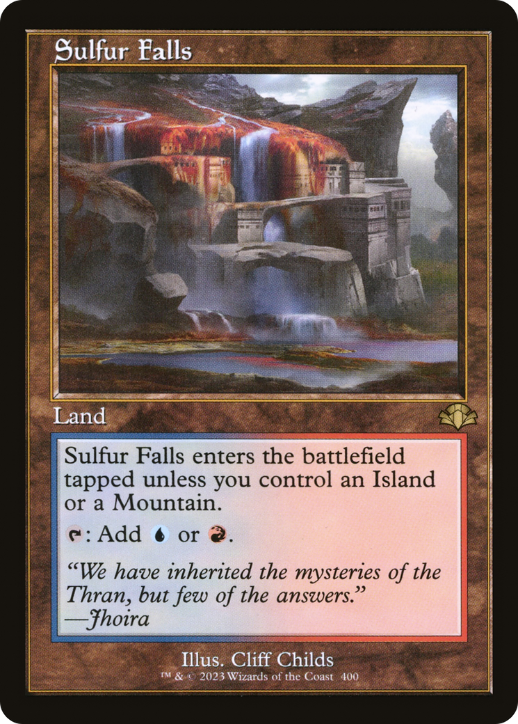 Sulfur Falls (DMR-400) [Dominaria Remastered] Foil MTG Single Wizards of the Coast