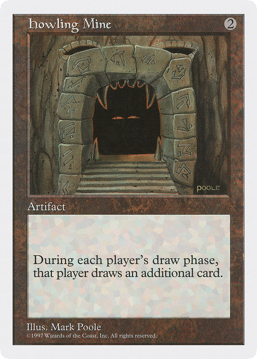 Howling Mine (5ED-) [Fifth Edition] MTG Single Wizards of the Coast