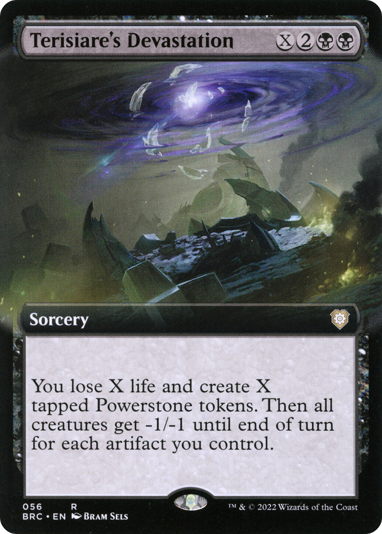 Terisiare's Devastation (BRC-056) [The Brothers' War Commander] (Extended Art) MTG Single Wizards of the Coast