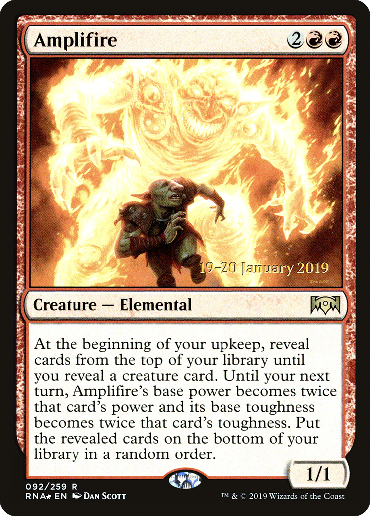 Amplifire (PRE-92S) [Ravnica Allegiance Promos] Foil MTG Single Wizards of the Coast