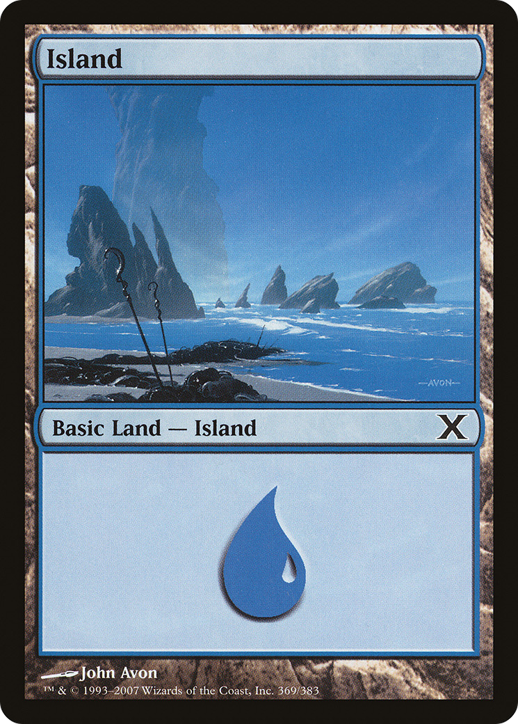 Island (10E-369) [Tenth Edition] Foil MTG Single Wizards of the Coast