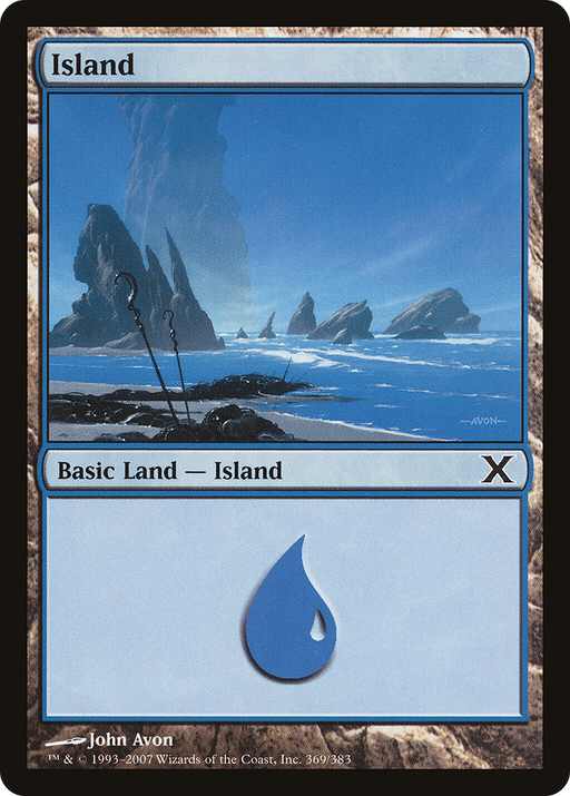 Island (10E-369) [Tenth Edition] MTG Single Wizards of the Coast
