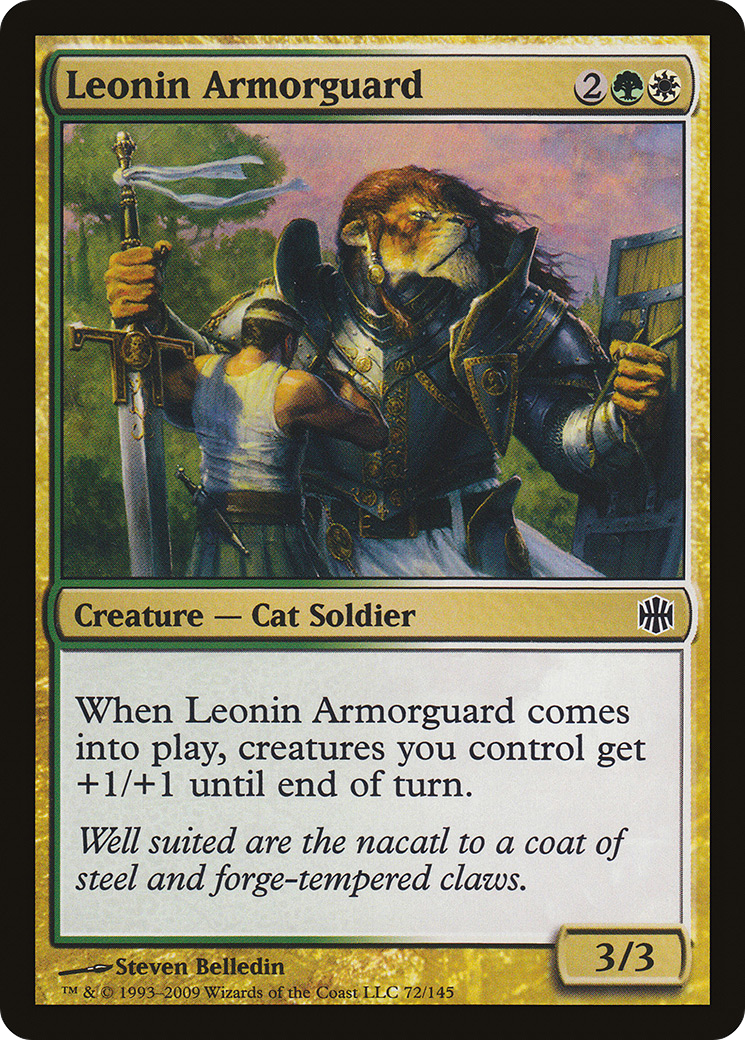 Leonin Armorguard (ARB-072) [Alara Reborn] Foil MTG Single Wizards of the Coast