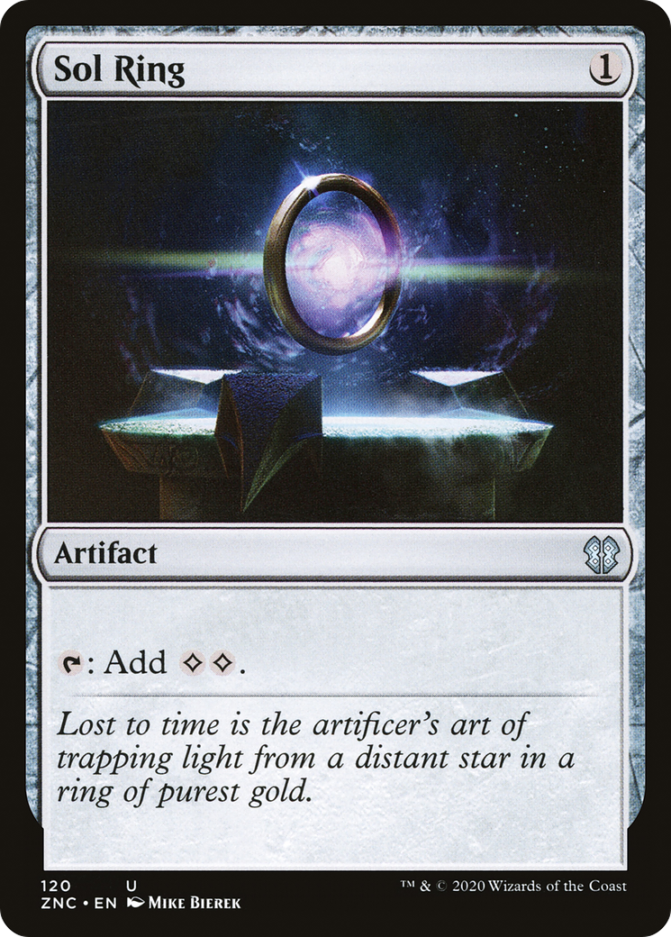 Sol Ring (ZNC-120) [Zendikar Rising Commander] MTG Single Wizards of the Coast