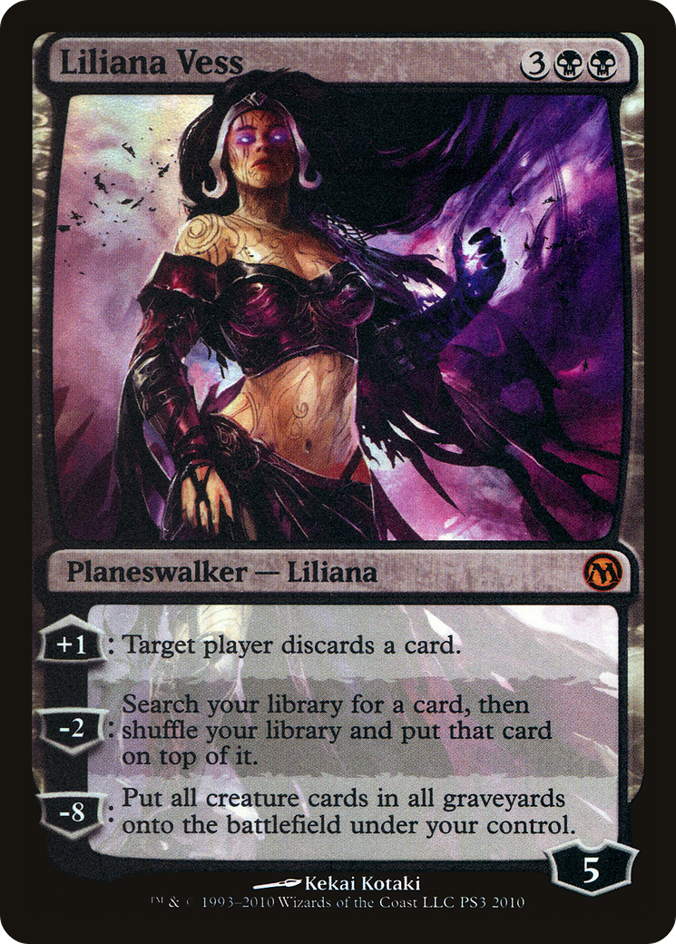 Liliana Vess (MEDIA-PS3 2010) [Misc] Duels of the Planeswalkers 2010 Promos Foil MTG Single Wizards of the Coast