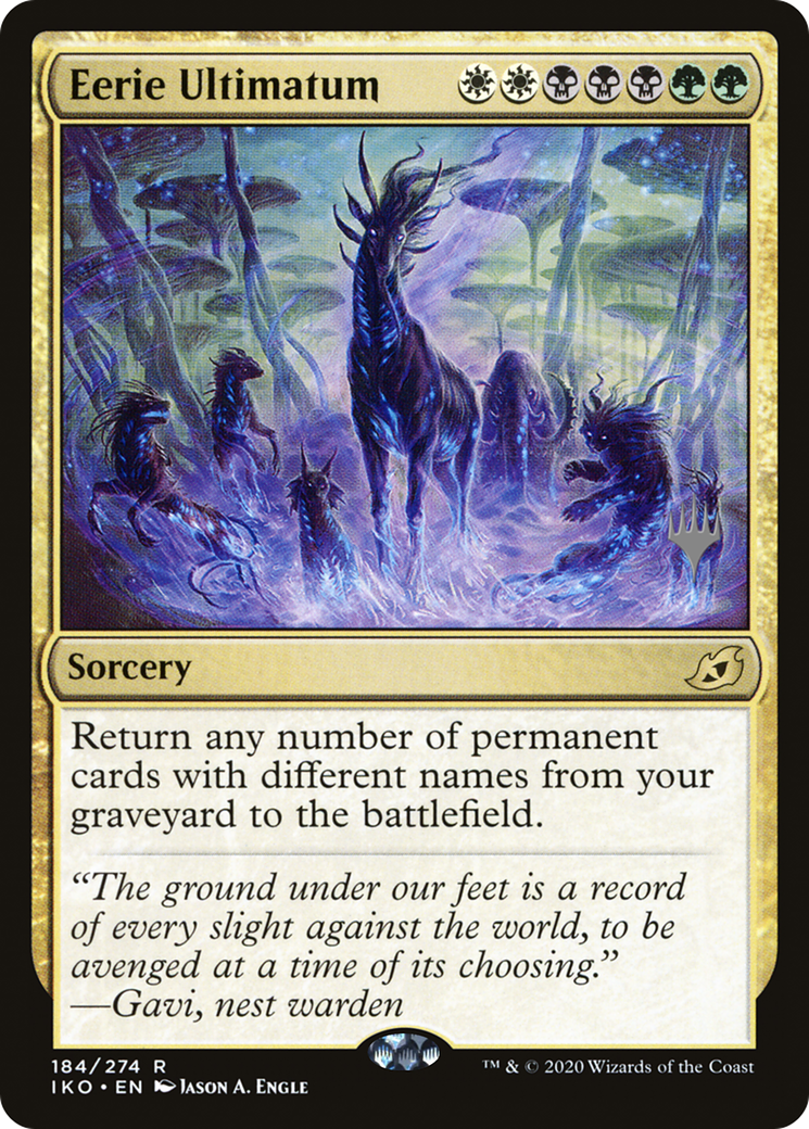 Eerie Ultimatum (PPIKO-184) [Ikoria: Lair of Behemoths Promos] MTG Single Wizards of the Coast