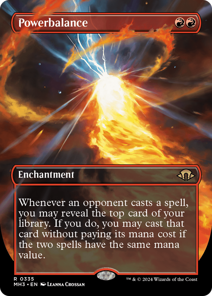 Powerbalance (MH3-335) [Modern Horizons 3] (Borderless) Foil MTG Single Modern Horizons 3