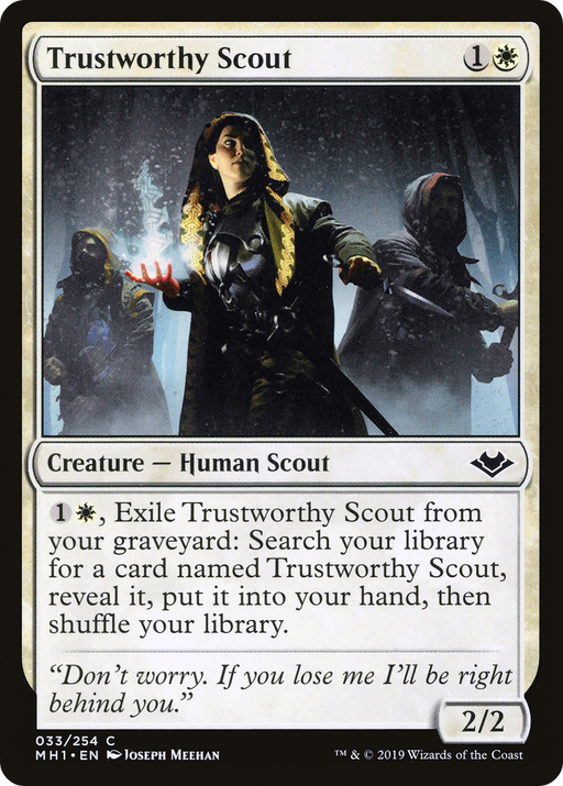 Trustworthy Scout (MH1-033) [Modern Horizons] MTG Single Wizards of the Coast