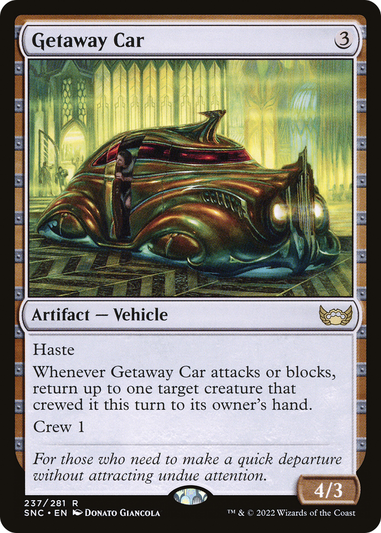 Getaway Car (SNC-237) [Streets of New Capenna] MTG Single Wizards of the Coast