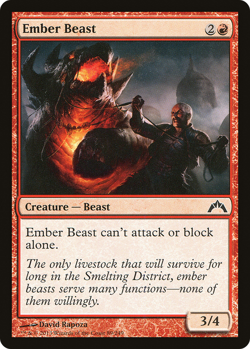 Ember Beast (GTC-089) [Gatecrash] MTG Single Wizards of the Coast