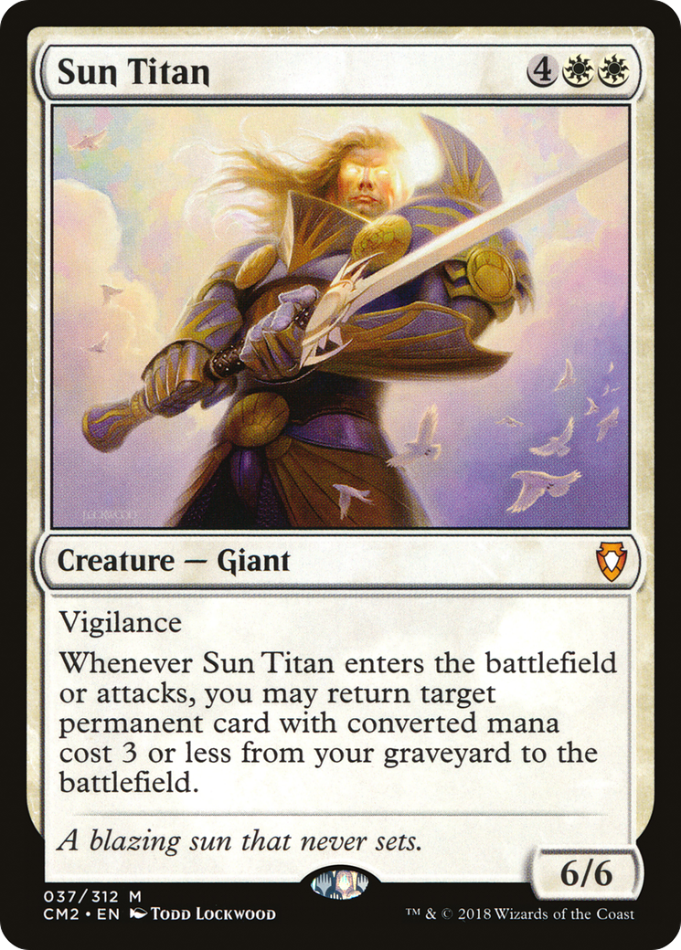 Sun Titan (CM2-037) [Commander Anthology Volume II] MTG Single Wizards of the Coast