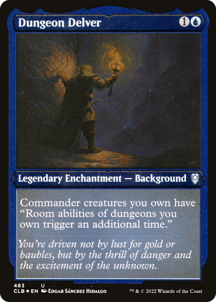 Dungeon Delver (CLB-483) [Commander Legends: Battle for Baldur's Gate] Etched Foil MTG Single Wizards of the Coast