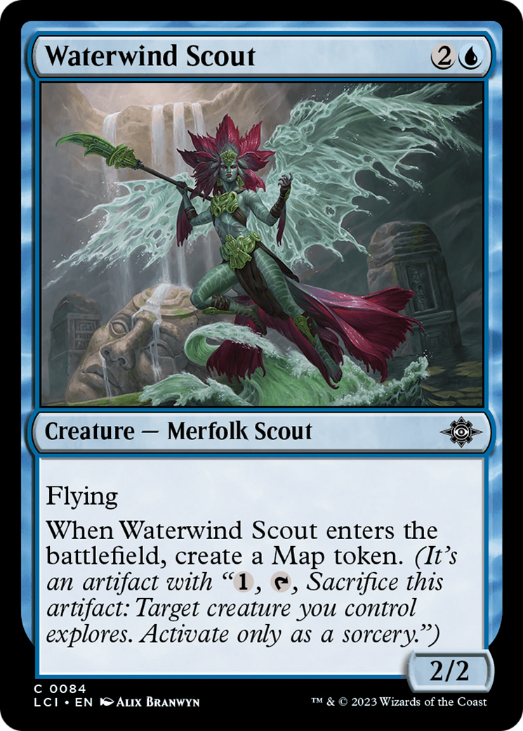 Waterwind Scout (LCI-084) [The Lost Caverns of Ixalan] Foil MTG Single Wizards of the Coast
