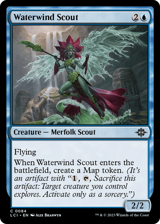 Waterwind Scout (LCI-084) [The Lost Caverns of Ixalan] Foil MTG Single Wizards of the Coast