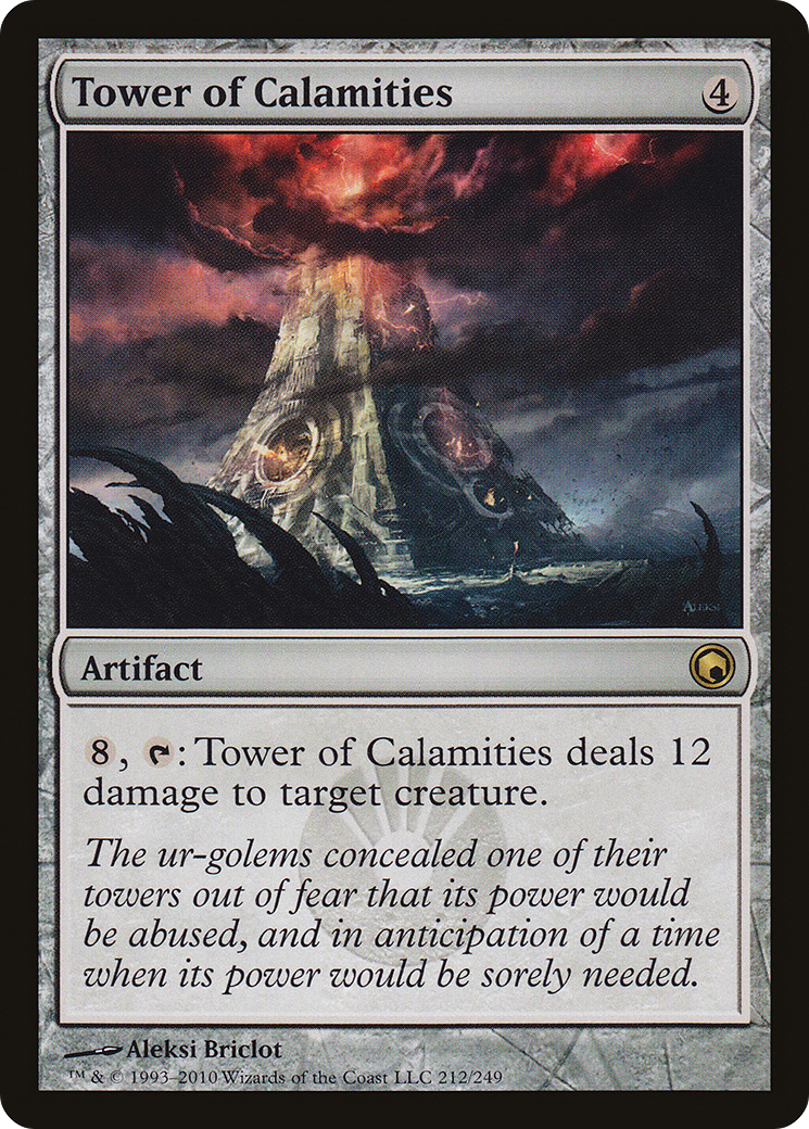 Tower of Calamities (SOM-212) [Scars of Mirrodin] Foil MTG Single Wizards of the Coast