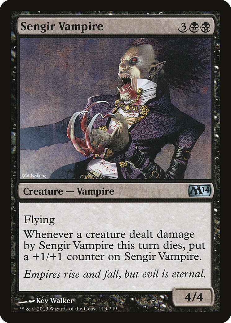 Sengir Vampire (M14-113) [Magic 2014] Foil MTG Single Wizards of the Coast