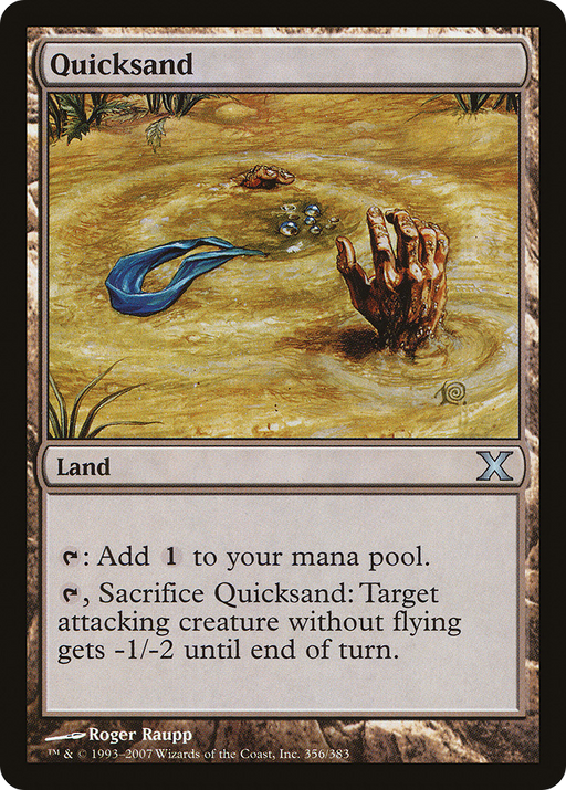 Quicksand (10E-356) [Tenth Edition] MTG Single Wizards of the Coast
