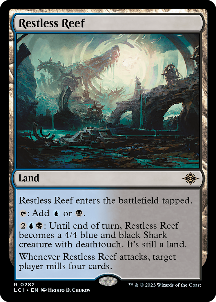 Restless Reef (LCI-282) [The Lost Caverns of Ixalan] Foil MTG Single Wizards of the Coast