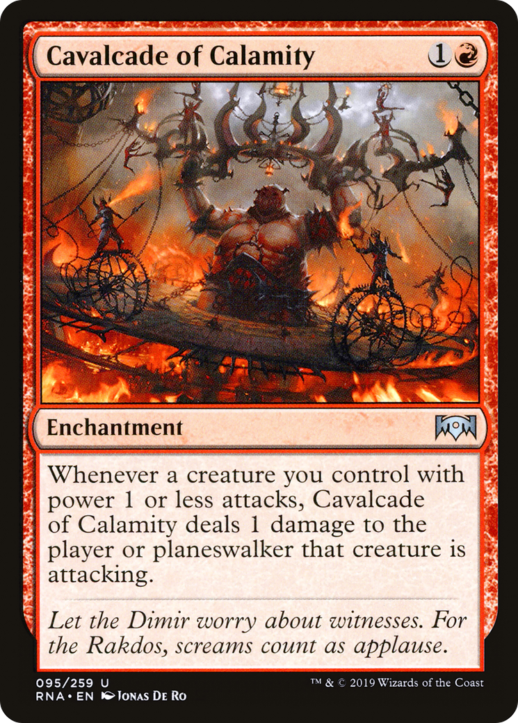 Cavalcade of Calamity (RNA-095) [Ravnica Allegiance] MTG Single Wizards of the Coast