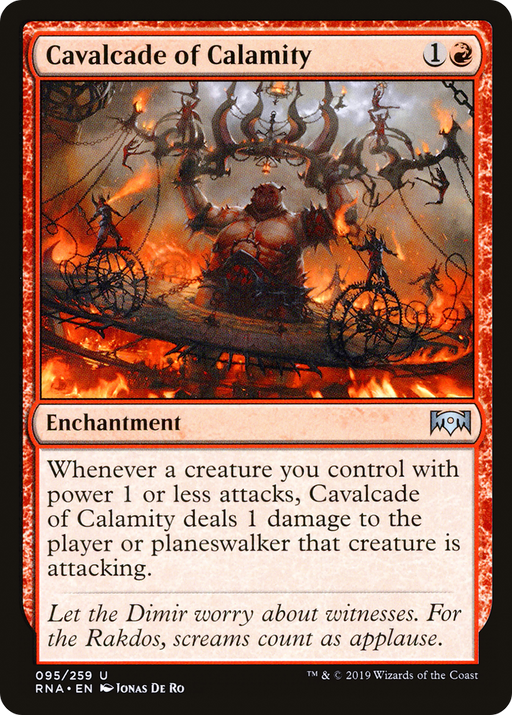 Cavalcade of Calamity (RNA-095) [Ravnica Allegiance] MTG Single Wizards of the Coast