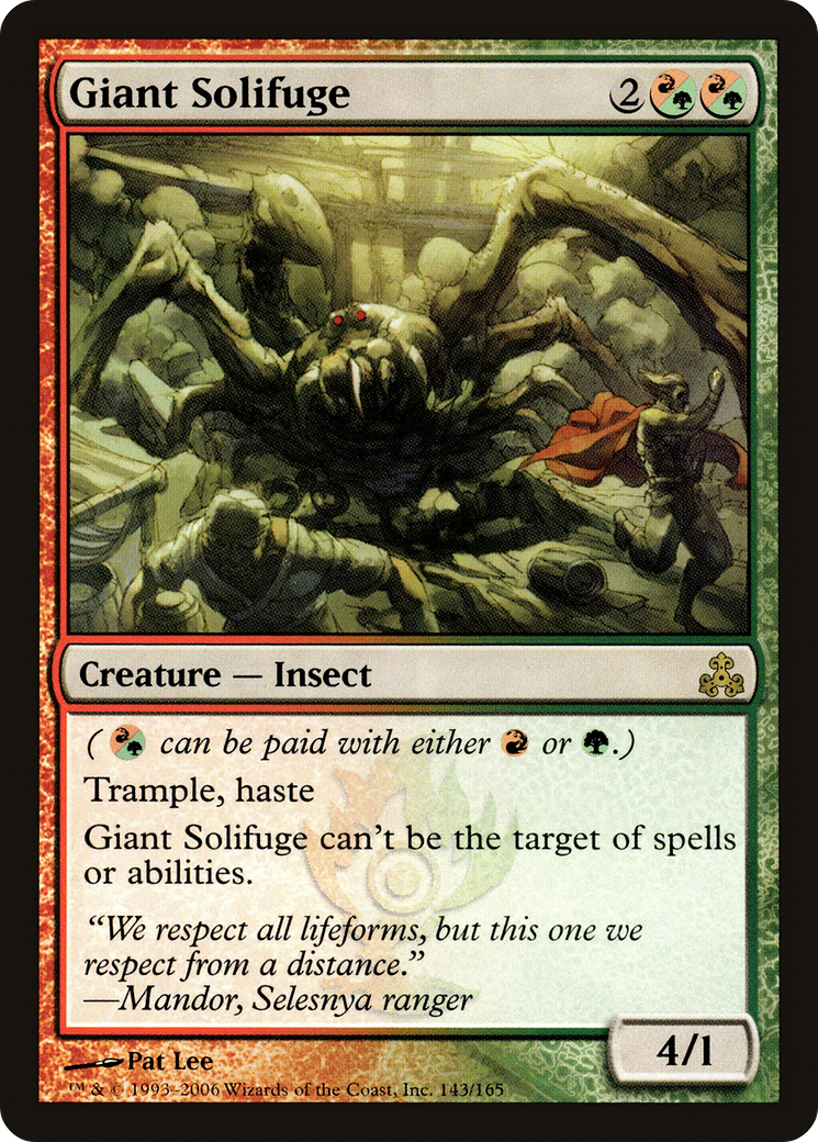 Giant Solifuge (GPT-143) [Guildpact] MTG Single Wizards of the Coast