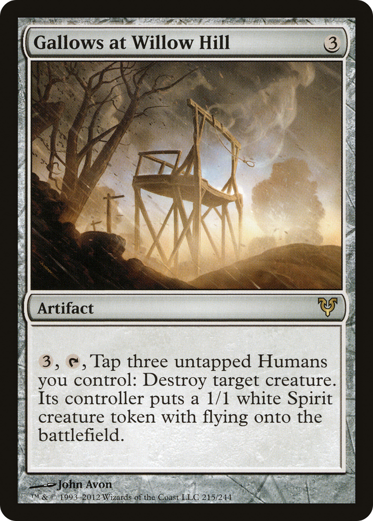Gallows at Willow Hill (AVR-215) [Avacyn Restored] MTG Single Wizards of the Coast