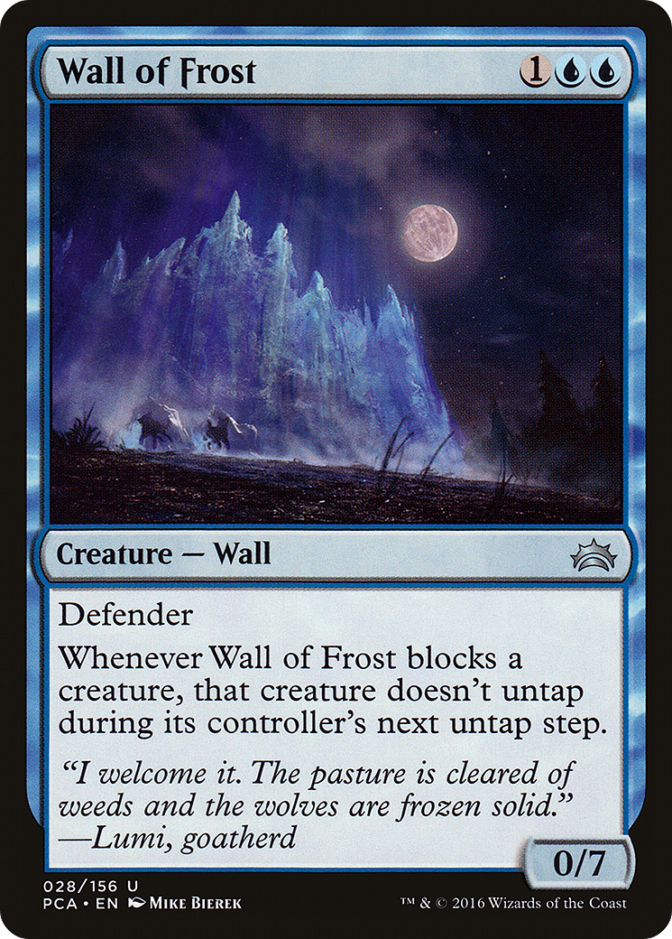 Wall of Frost (PCA-028) [Misc] Planechase Anthology MTG Single Wizards of the Coast