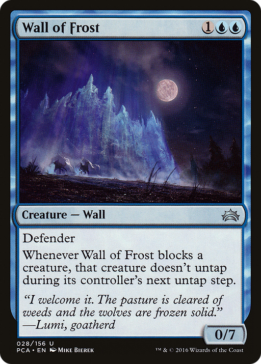 Wall of Frost (PCA-028) [Misc] Planechase Anthology MTG Single Wizards of the Coast