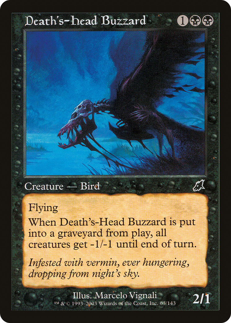 Death's-Head Buzzard (SCG-063) [Scourge] MTG Single Wizards of the Coast
