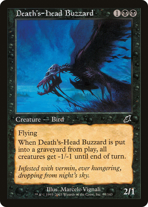 Death's-Head Buzzard (SCG-063) [Scourge] MTG Single Wizards of the Coast