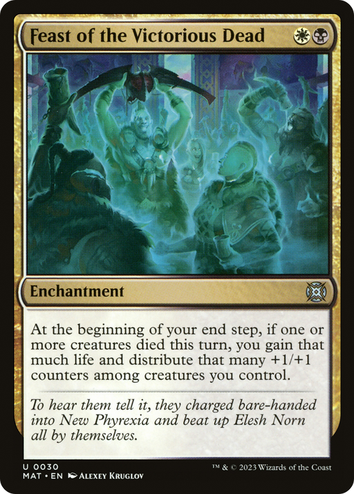 Feast of the Victorious Dead (MAT-030) [March of the Machine: The Aftermath] MTG Single Wizards of the Coast