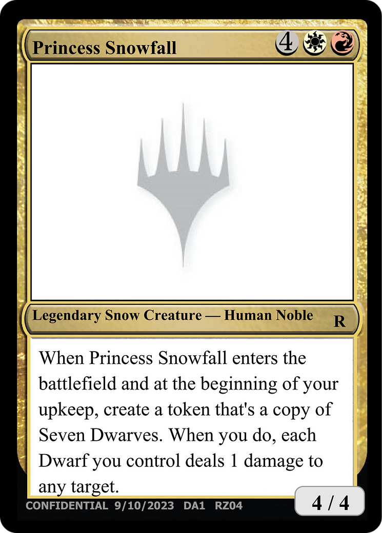 Princess Snowfall (UNK-RZ04E) [Misc] Unknown Event MTG Single Wizards of the Coast