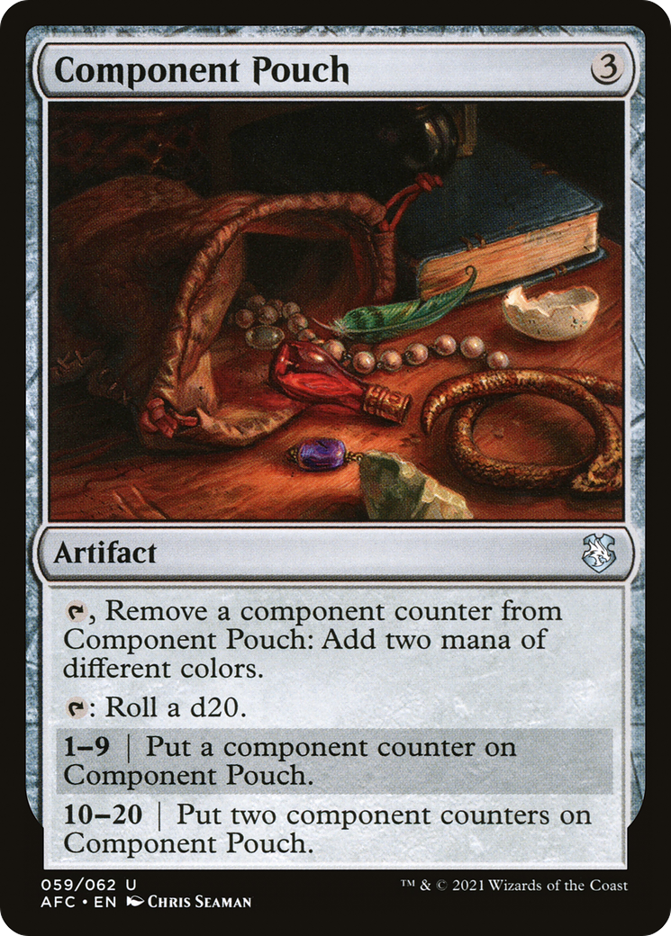 Component Pouch (AFC-059) [Forgotten Realms Commander] MTG Single Wizards of the Coast