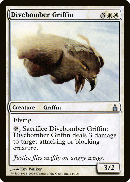 Divebomber Griffin (RAV-014) [Ravnica: City of Guilds] MTG Single Wizards of the Coast